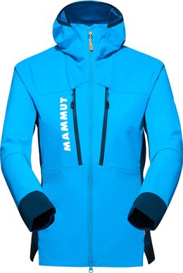 MAMMUT Aenergy SO Hybrid Hooded Jacket Women, glacier blue-marine