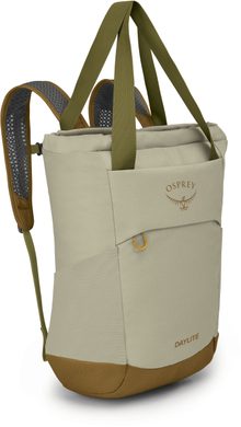 OSPREY DAYLITE TOTE PACK 20, meadow gray/histosol brown