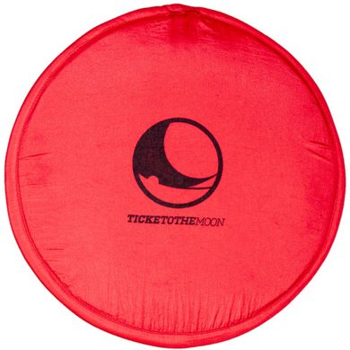 TICKET TO THE MOON Pocket Frisbee Red