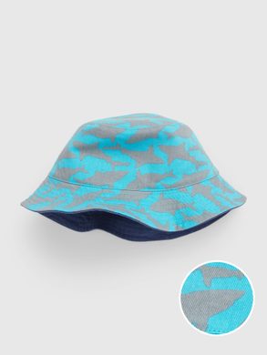 GAP 543161-00 Dětský oboustranný klobouk Modrá