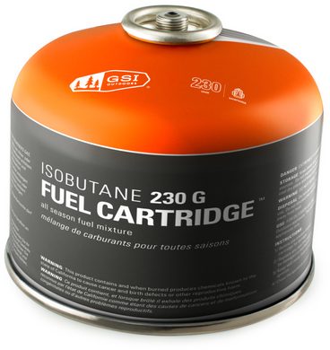 GSI OUTDOORS Isobutane Fuel Cartridge 230g grey