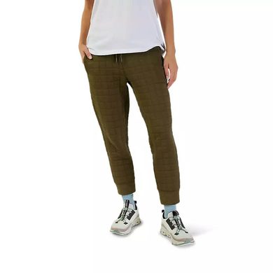 FOX W Quilted Fleece Jogger, Olive Green