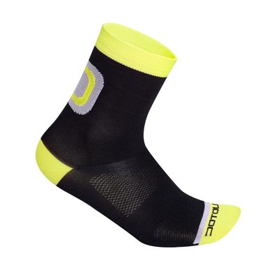 DOTOUT LOGO BLACK-FLUO YELLOW - SET 3 PÁRŮ