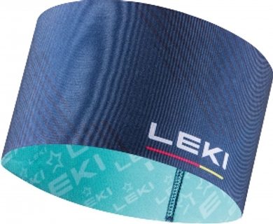 LEKI XC Headband, dark denim-mint