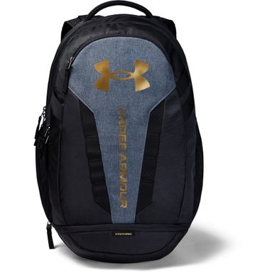 UNDER ARMOUR Hustle 5.0 Backpack 29, Black/gold