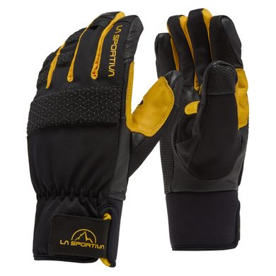 LA SPORTIVA Supercouloir Insulated Gloves, Black/Yellow_999100