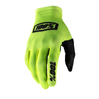 100% CELIUM Gloves Fluo Yellow/Black