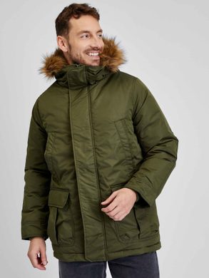 GAP 409536-01 Zimní bunda s kapucí Zelená