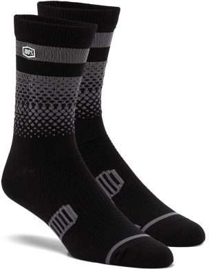 100% ADVOCATE Performance Socks Black/Charcoal