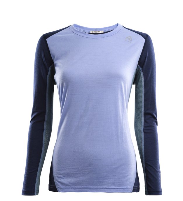 ACLIMA LightWool Sports Shirt Woman Purple Impr/NavyBlazer/NorthAtlantic