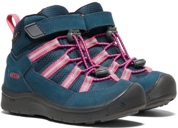 KEEN HIKEPORT 2 SPORT MID WP YOUTH, blue wing teal/fruit dove