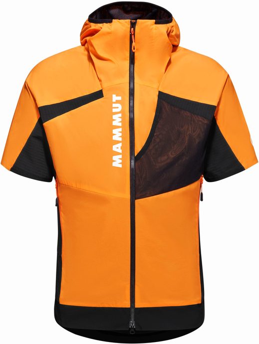 MAMMUT Aenergy IN Hybrid Hooded Vest Men, tangerine-black