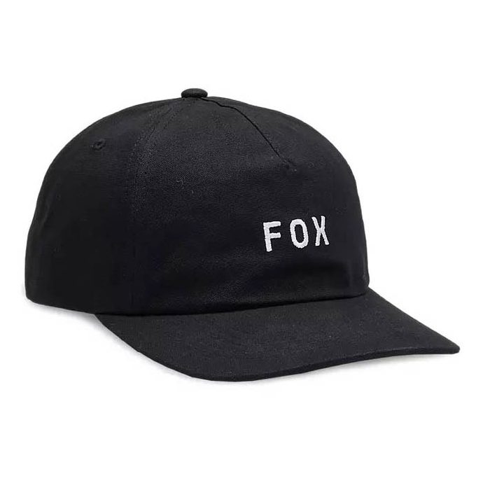 FOX Wordmark Adjustable Hat, Black