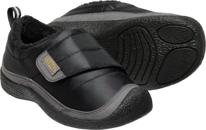 KEEN HOWSER LOW WRAP YOUTH, black/steel grey