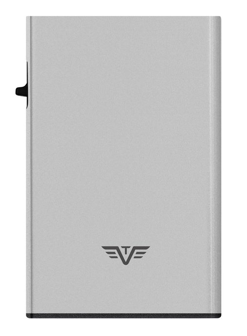 TRU VIRTU Card Case Click & Slide - silk Silver Arrow