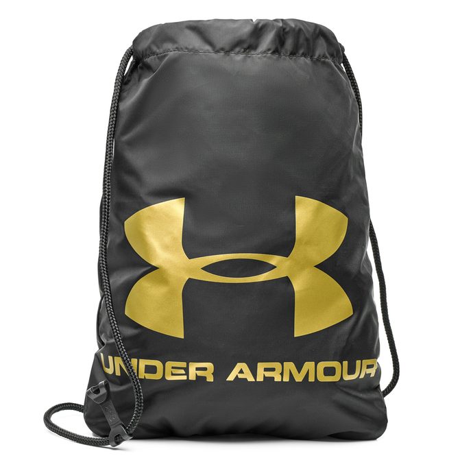UNDER ARMOUR UA Ozsee Sackpack, Black/gold