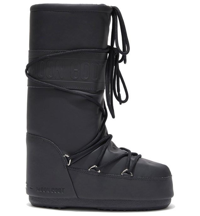 MOON BOOT ICON RUBBER black