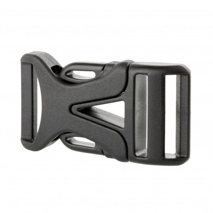 MILLET QUICK BUCKLE 25 MM, BLACK - NOIR