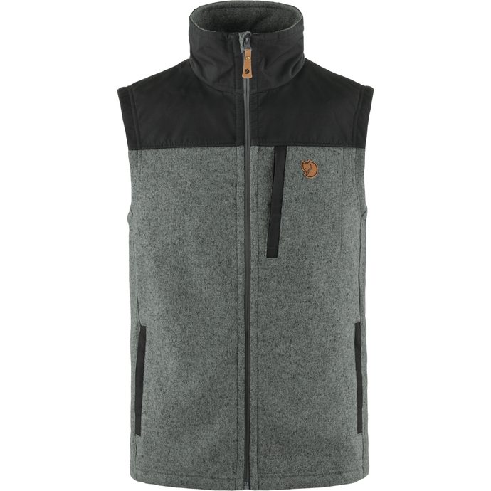 FJÄLLRÄVEN Buck Fleece Vest M, Grey-Melange