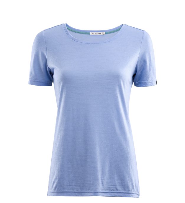 ACLIMA LightWool T-shirt, Woman Purple Impression