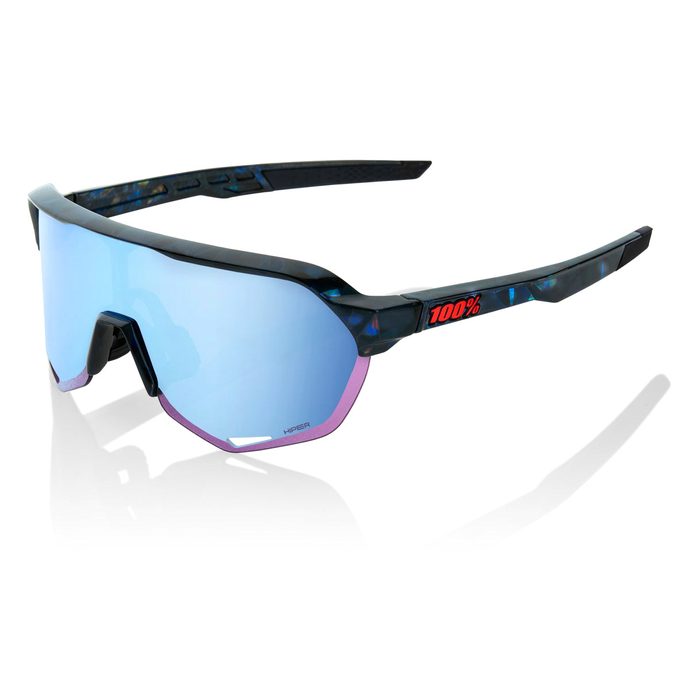 100% S2 - Black Holographic - Hiper Blue Multilayer Mirror Lens