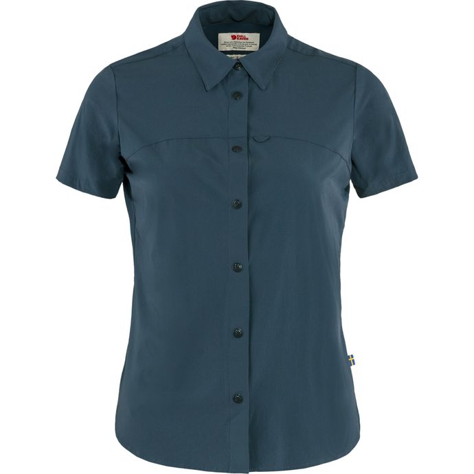 FJÄLLRÄVEN High Coast Lite Shirt SS W, Navy