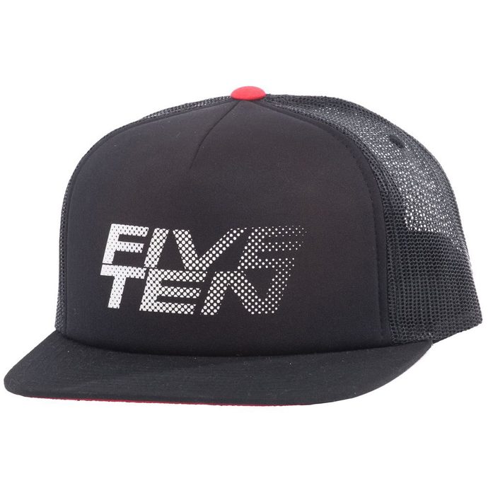 FIVE TEN Half-Tone Trucker Cap, Black Red