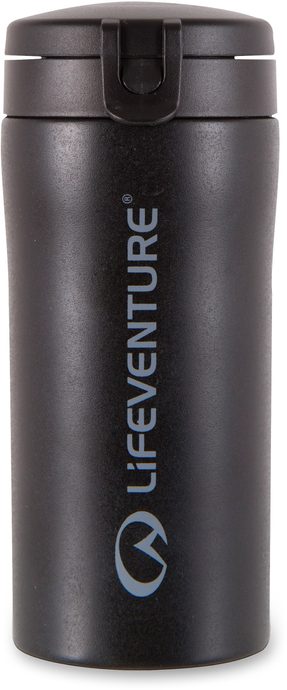 LIFEVENTURE Flip-Top Thermal Mug 300ml black