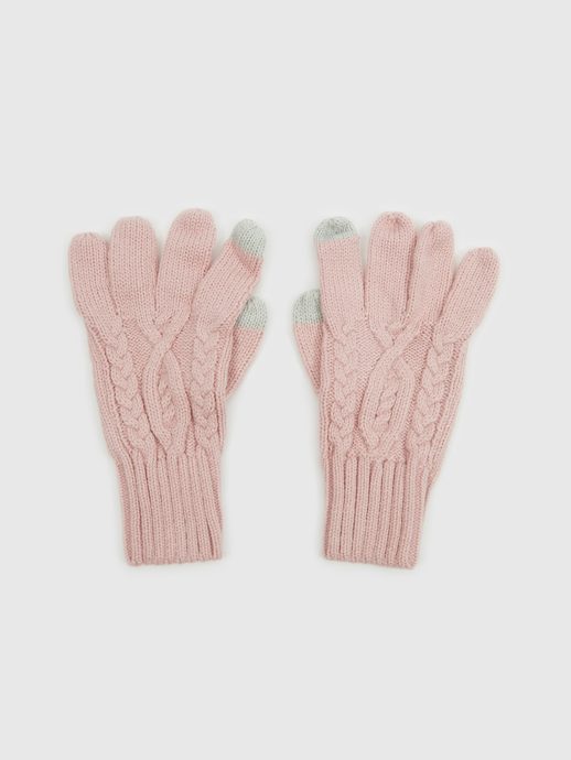GAP 406564-01 Dětské prstové rukavice Růžová