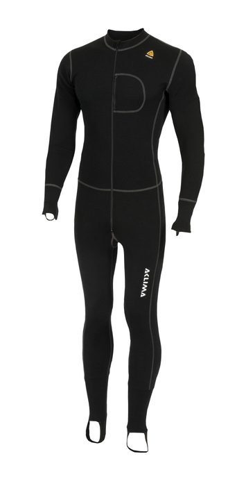 ACLIMA WarmWool Bodypiece, Jet Black, Unisex