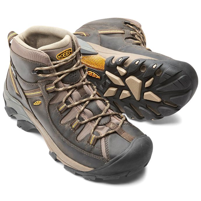 KEEN TARGHEE II MID WP M black olive/yellow