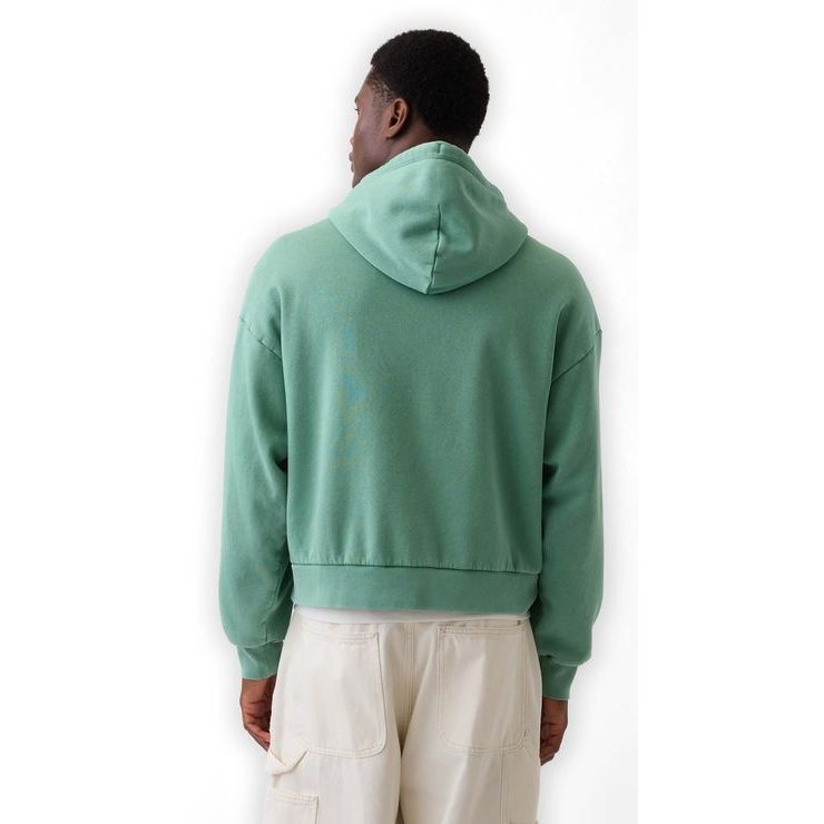 GAP 887090-01 Oversize mikina s logem VintageSoft Zelená