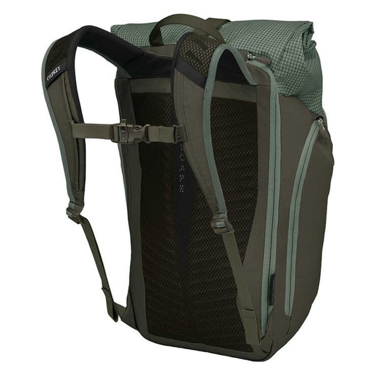OSPREY TRANSPORTER ROLL TOP PACK 30, pine leaf/earl grey