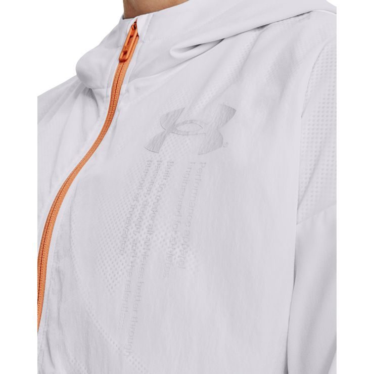 UNDER ARMOUR Woven Graphic Jacket, White