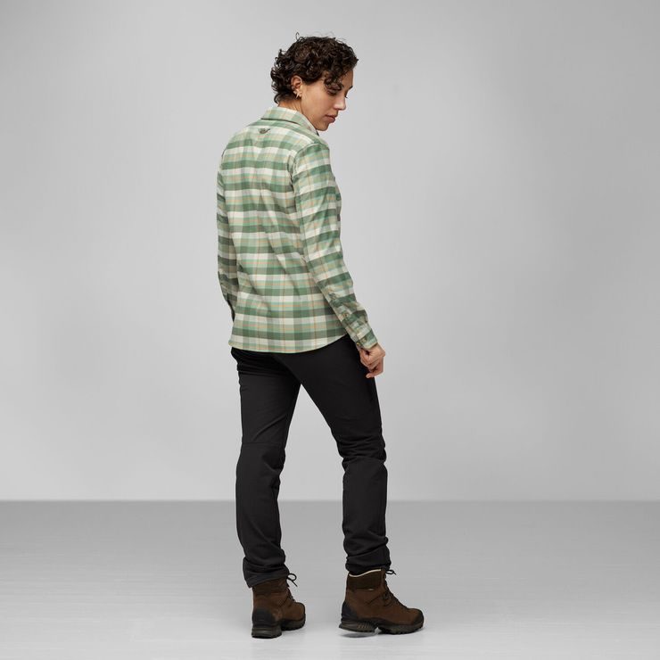 FJÄLLRÄVEN Singi Fjäll Shirt W Chalk White-Fossil