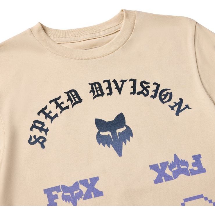 FOX Yth Icon Ss Tee Tan
