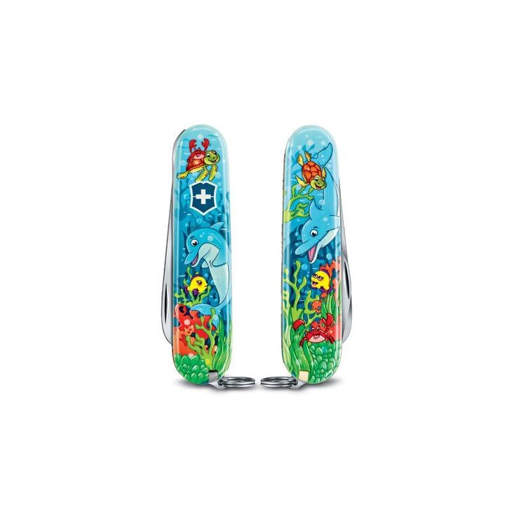 VICTORINOX 0.2373.E1 Můj první kapesní nůž Victorinox, Set, Dolphin Edition