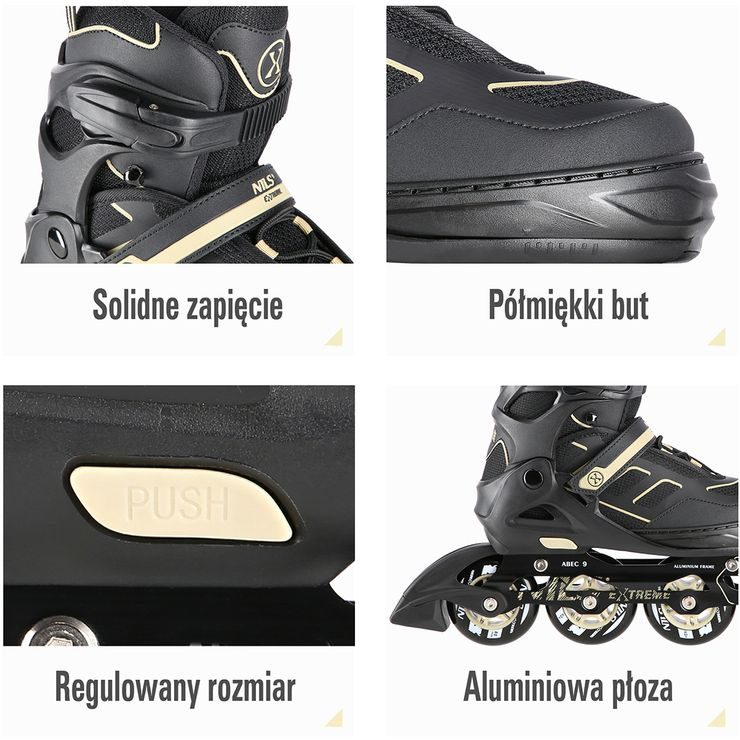 NILS Extreme NA14174 černo-béžové
