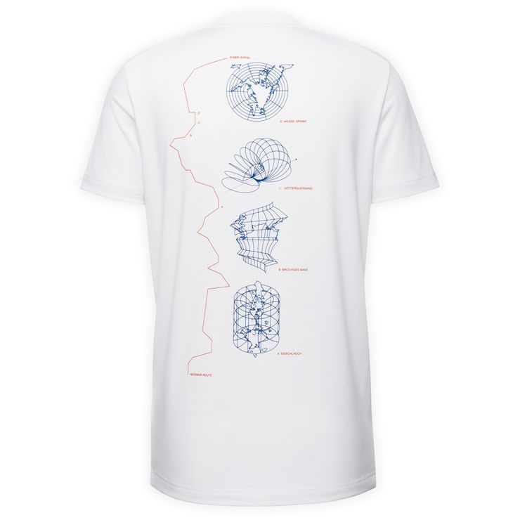 MAMMUT Mountain T-Shirt Men Eiger white