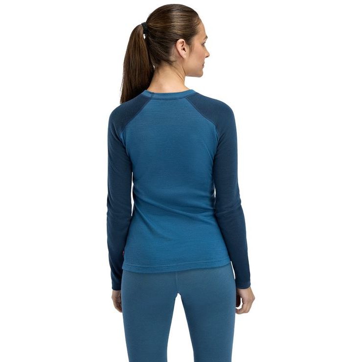 ACLIMA WarmWool Crewneck W's Blue Fusion/Midnight Navy