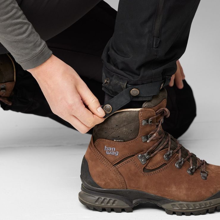 FJÄLLRÄVEN Keb Trousers Curved W Black Oak