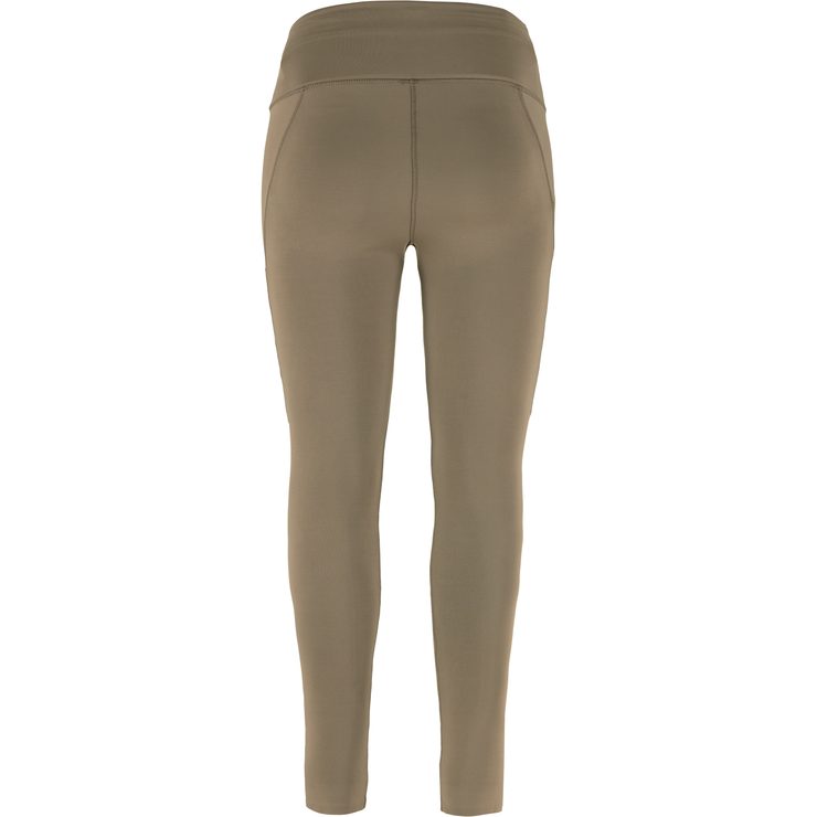 FJÄLLRÄVEN Abisko Tights W, Suede Brown