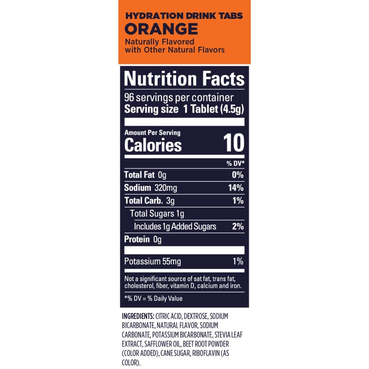GU Hydration Drink Tabs 54 g Orange