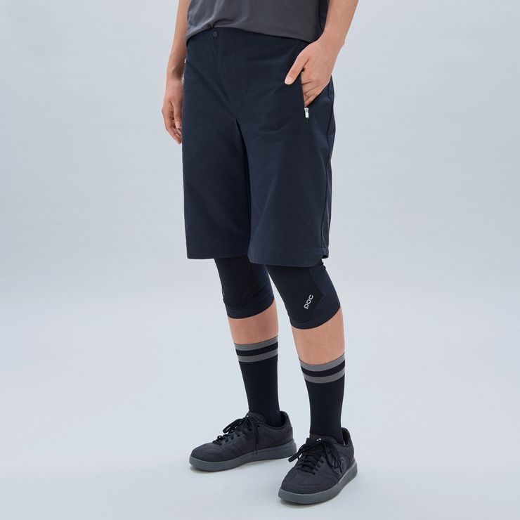 POC W's Essential Enduro Shorts, Uranium Black