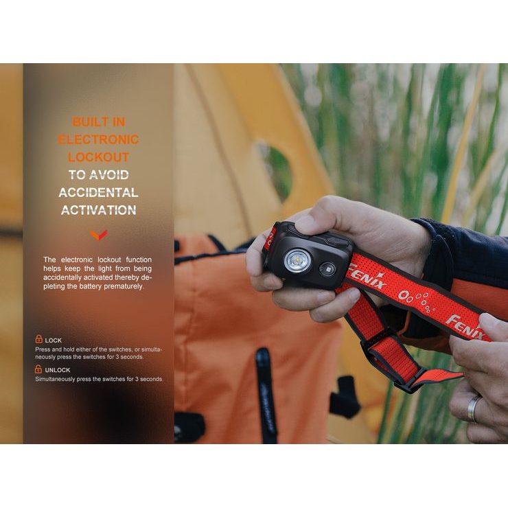 FENIX HL16 (450 lumenů) zelená