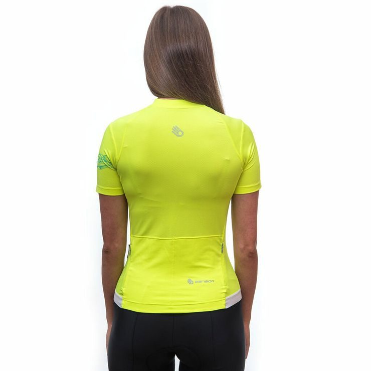SENSOR COOLMAX ENTRY dámský dres kr.rukáv neon yellow