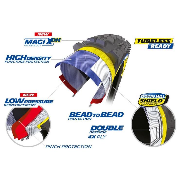 MICHELIN DH34 TLR WIRE 26X2.40 RACING LINE 897304