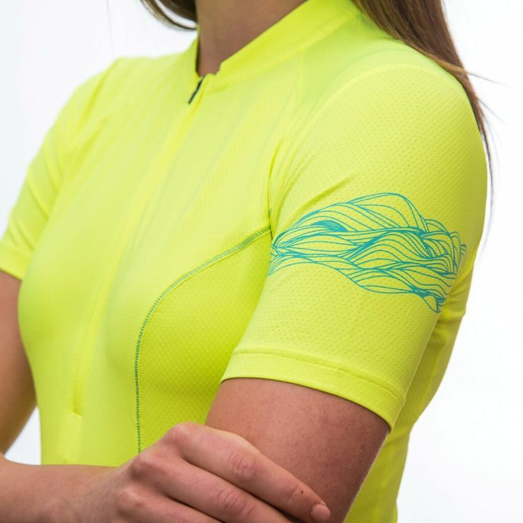 SENSOR COOLMAX ENTRY dámský dres kr.rukáv neon yellow