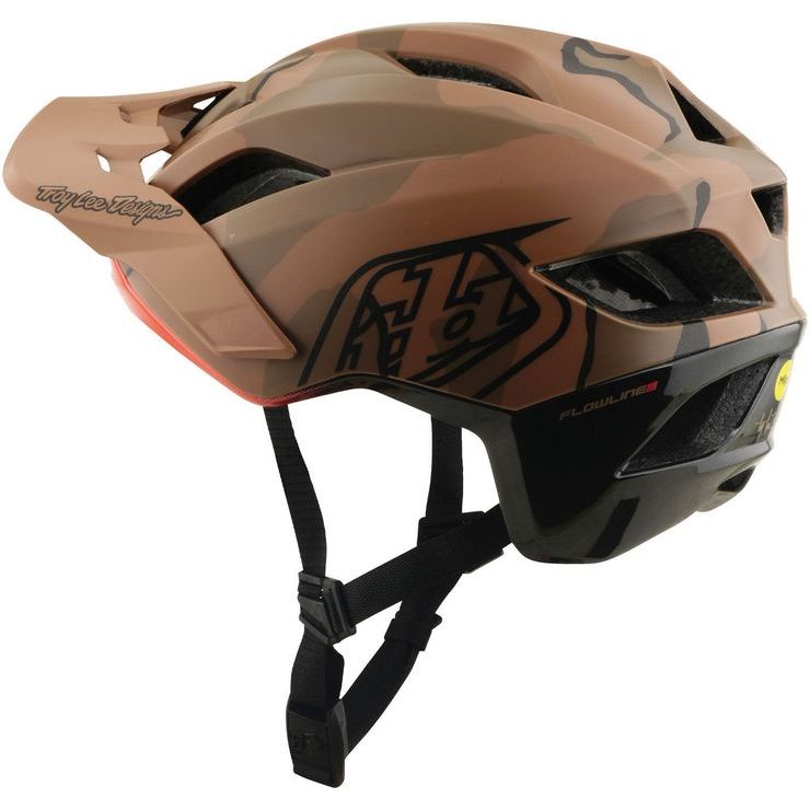 TROY LEE DESIGNS FLOWLINE SE MIPS BADGE SIENNA CAMO