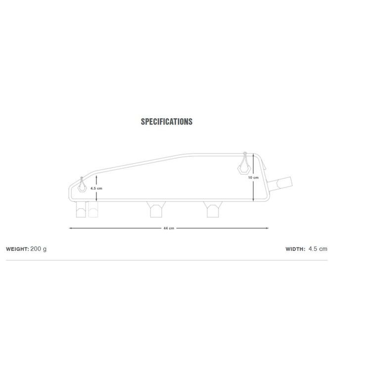 APIDURA Racing long top tube pack (2l)